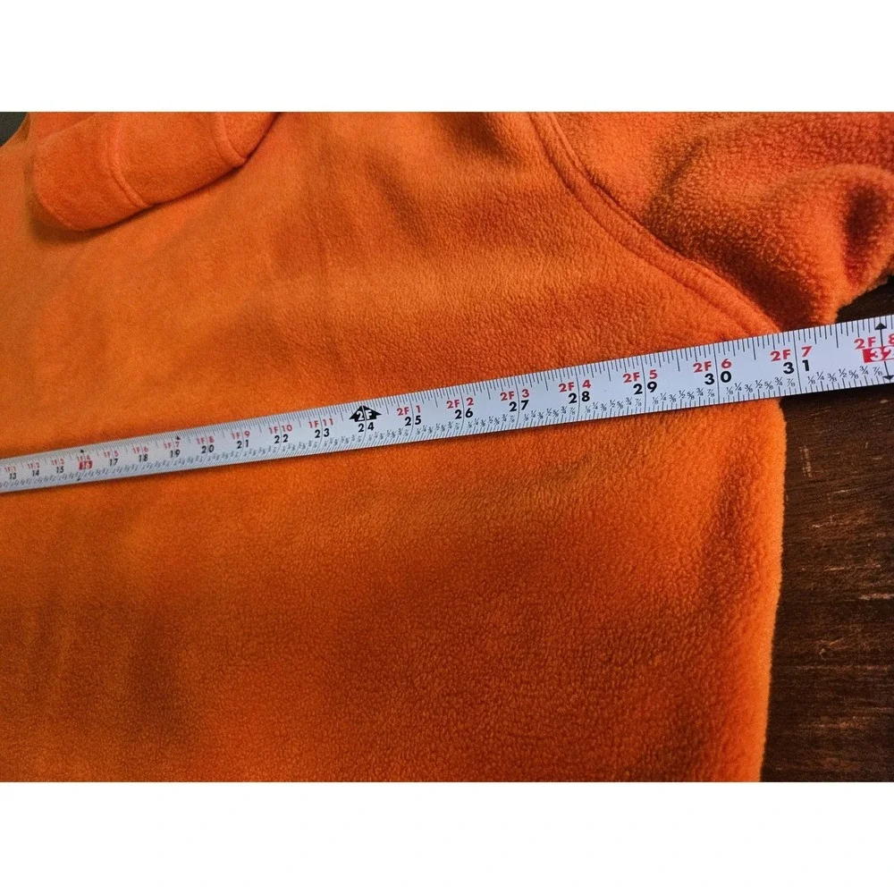 Champion Fleece Hoodie Mens 2X Orange Denver Broncos Full Zip Jacket Embroidered